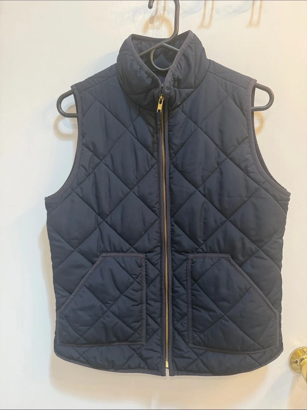 J. Crew Mercantile Black Quilted Vest
